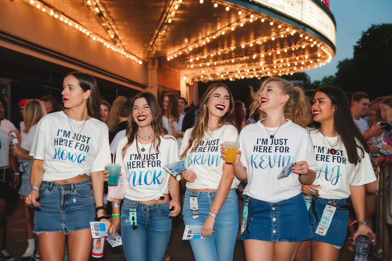 I'm Just Here For Kevin Shirt | Fan Girl Concert Tee | BSB Shirt | Vegas Residency Group Shirts | Matching Fan Apparel